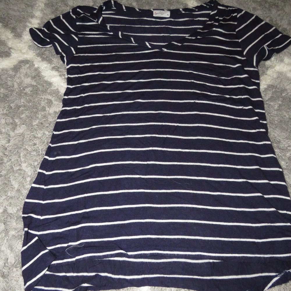Glitz Blue/White Stripe Shirt